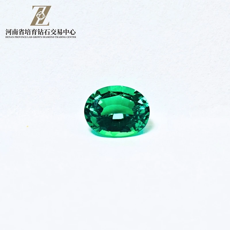 2.207 Carat Lab-콜롬비아산-컬러 에메랄드 카보숑 제작
