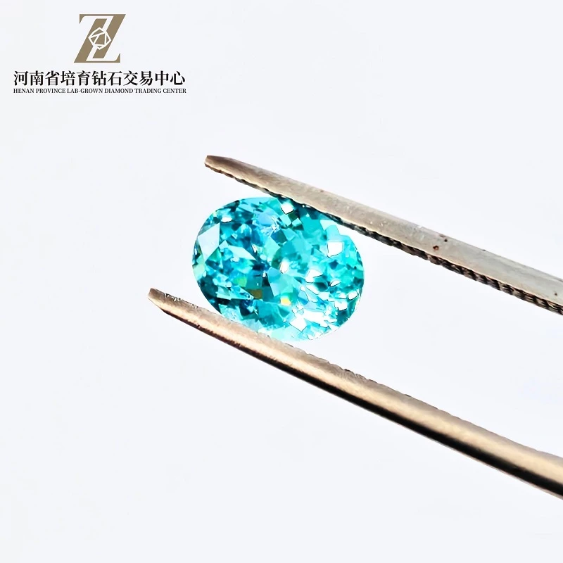 3.053 Carat Lab-파라이바 제작-스타일 가넷 카보숑